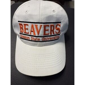 Vintage Oregon State University Beavers The Game OSFA SnapBack Hat Split Bar